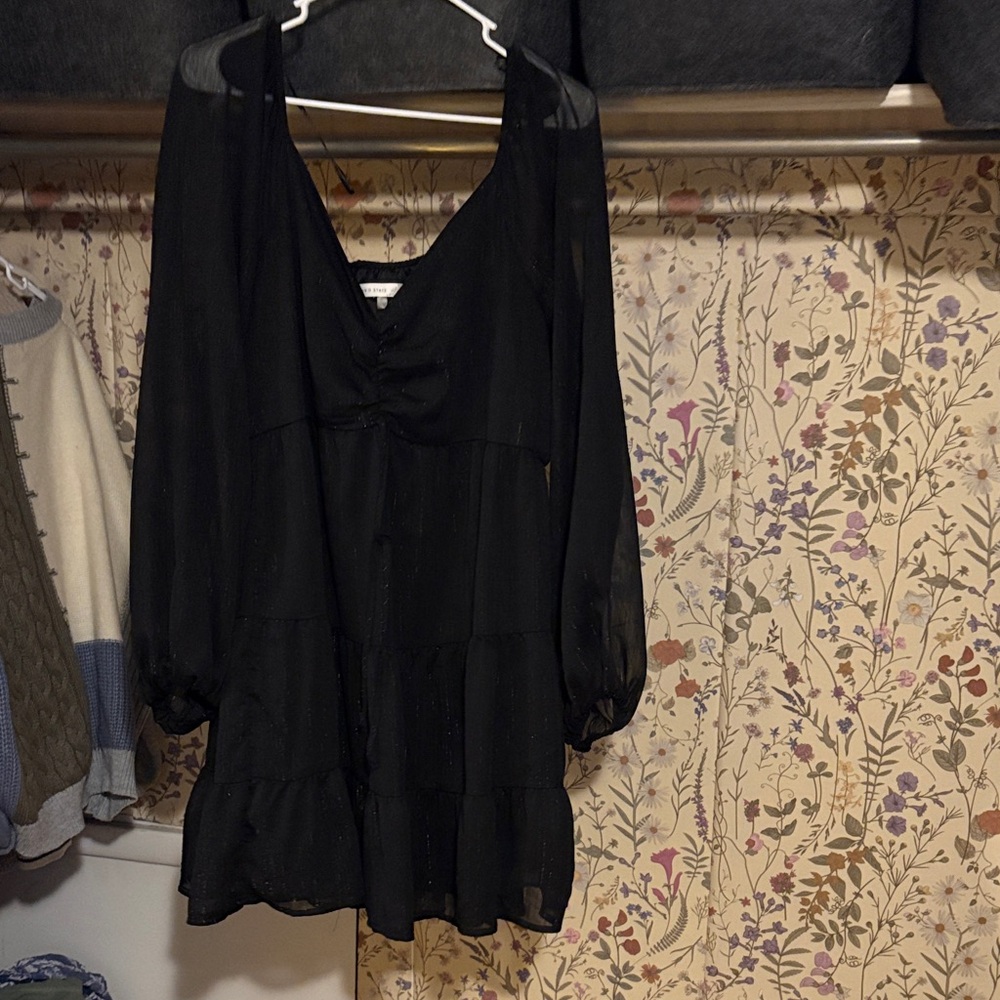 Altar’d State Elegant Black Dress